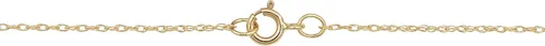 Vista 2 de Kooljewelry Collar de cruz de oro amarillo de 14 k (18 pulgadas), Metal