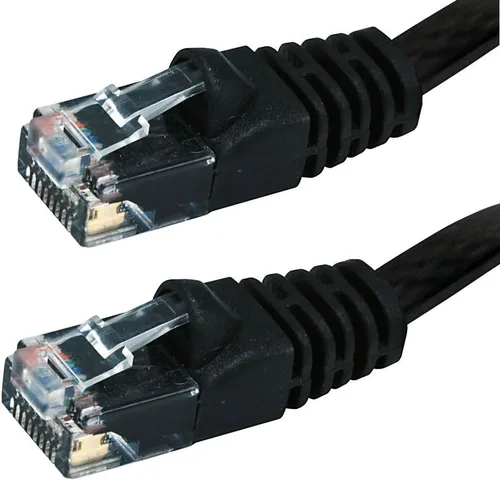 Vista 3 de Buhbo Cable de red Ethernet plano Cat6 de 2 pies RJ45 (paquete de 5)