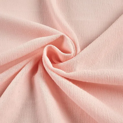 Vista 3 de Island Breeze Gasa Blush Pink, Tela por yarda