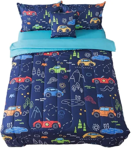 Vista 11 de Juego de edredón de 6 piezas con diseño de baloncesto, ropa de cama negra tamaño individual para niños, adolescentes y adultos, con pelotas