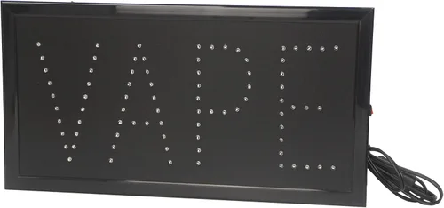 Vista 3 de FixtureDisplays® Vape LED Sign Store Window Hanging para la venta Publicidad comercial 15144
