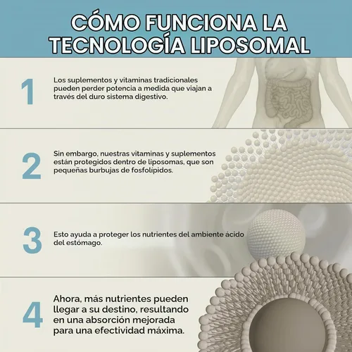 Vista 6 de Core Med Science Glutatión Liposomal Setria (500 mg, 60 Cápsulas)