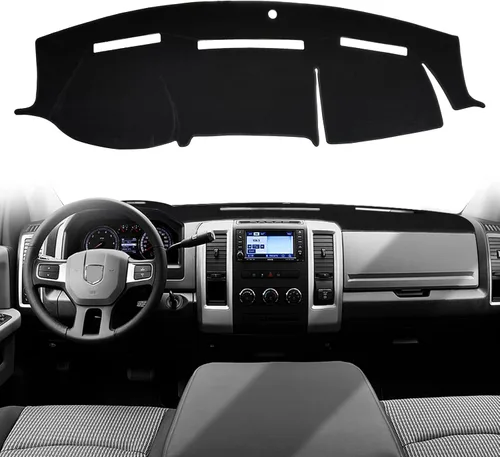 Vista 15 de Cubierta de salpicadero compatible con Dodge Ram 1500 2002-2005, 2500/3500 2003-2005 (beige)