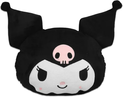 Vista 2 de Kuromi - Juego de bolso de peluche – Paquete de mochila de felpa Hello Kitty con correas ajustables, más Bolsa de felpa Kuromi para niñas