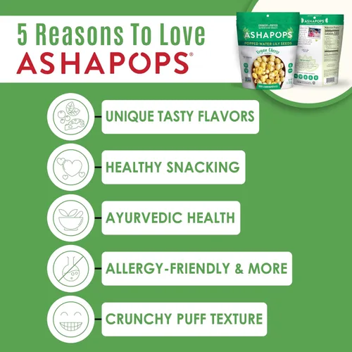 Vista 3 de Ashapops - Semillas de lirio de agua sin gluten vegano paleo sin nueces libre de soya