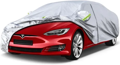 Vista 7 de Kaugung Funda para Coche de Ajuste Personalizado BMW Serie 3 E30 (1982-1994), 7 Capas Resistente al Viento Todo Clima Impermeable Cubierta Exterior
