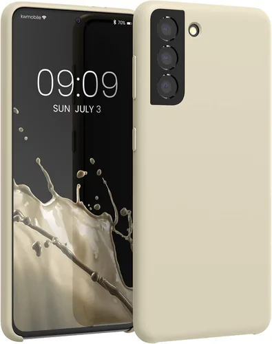 Vista 246 de kwmobile Funda compatible con Samsung Galaxy S9 - Funda de silicona TPU con acabado suave - Blue Reef