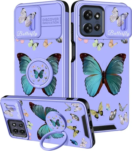 Vista 47 de para Moto G 5G 2023 funda - Cubierta de teléfono linda con corazón para mujeres y niñas, diseño único negro con cubierta deslizante para la cámara