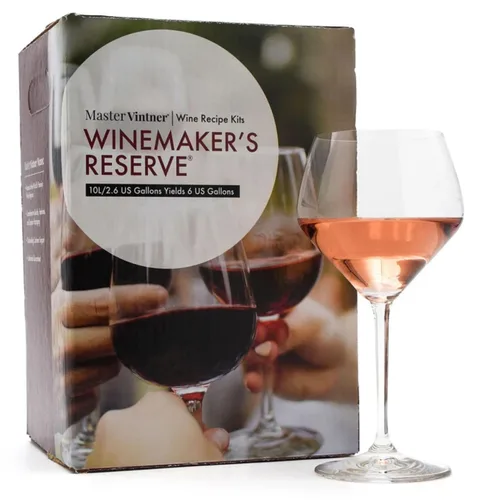 Vista 10 de Master Vintner kit para elaboración de vinos de reserva, recetas para elaborar vinos. Ingredientes para preparar 6 galones de vino casero