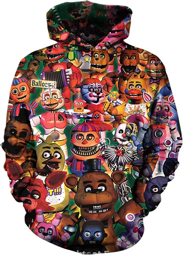 Vista 2 de Conjunto de sudadera con capucha para niños con estampado 3D para niños, sudadera sin botones, traje deportivo unisex