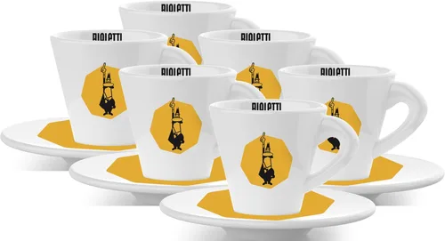 Vista 6 de Bialetti Tazas Taza de café de porcelana, color blanco