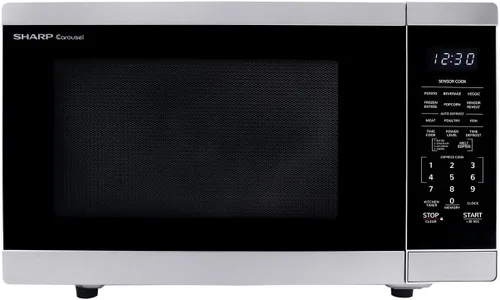 Vista 17 de SHARP Horno microondas para encimera con plato giratorio extraíble de 12.4 pulgadas, 1100 vatios, 1.4 pies cúbicos, color negro