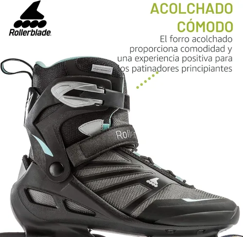 Vista 6 de Rollerblade Zetrablade Patines en línea para mujer adulta, patines en línea de rendimiento