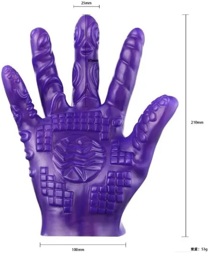 Vista 3 de Infatuation Magic Hand Anal Plug. Consoladores de PVC suave, estimulador de vagina para el punto G, entrenamiento de empuje, orgasmo, masturbador