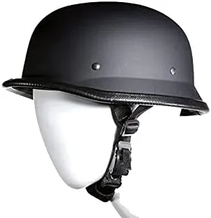 Vista 2 de Gorra alemana novedosa con diseño de calavera gorra básica plana negra alemana con correa ajustable para la barbilla