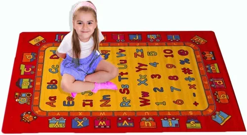 Vista 3 de Tapetes para niños, tapete para salón de clases para aprendizaje recreativo, Poliéster & Mezcla de poliéster