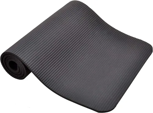 Vista 6 de Fitvids All Purpose 1/2-Inch Extra Thick High Density Anti-Tear Exercise Yoga Mat and Knee Pad with Carrying Strap, Multiple