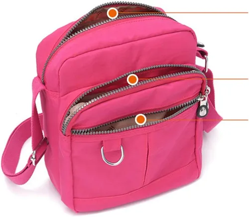 Vista 5 de KARRESLY Bolso bandolera de nailon casual impermeable para mujer