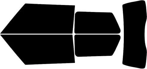 Vista 8 de Rvinyl Kit de tinte de ventana compatible con Mini Cooper 2002-2006 - Kit de precorte trasero - 5%
