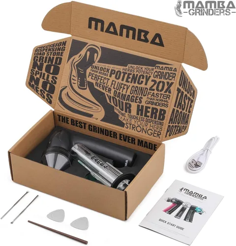 Vista 5 de Mamba Molinillo eléctrico de semillas XL, molinillo de especias recargable