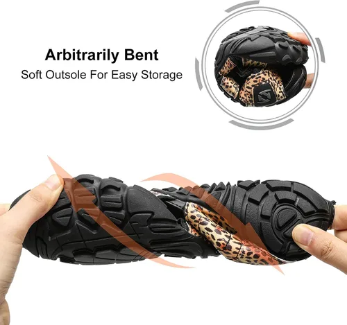Vista 7 de JIASUQI Zapatos de agua atléticos para senderismo, descalzos, para natación, deportes, caminar, para mujeres y hombres