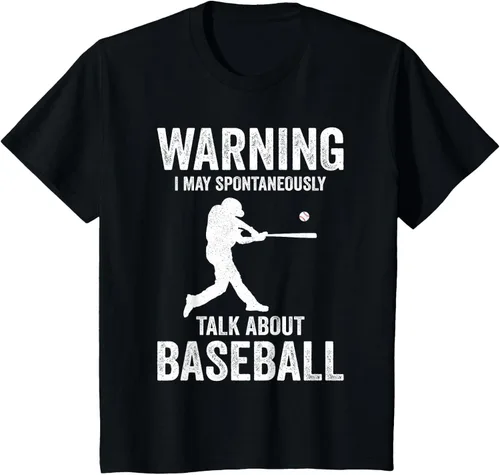 Vista 25 de Warning I May Talk About Baseball Player - Camiseta divertida de béisbol