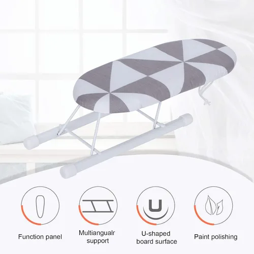 Vista 3 de Estink Tabla de planchar, mini funda plegable que ahorra espacio, puños, cuello, tabla de planchar, tabla de planchar con funda extraíble y lavable