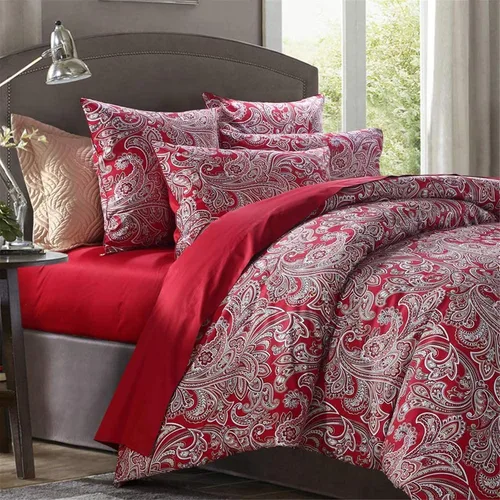 Vista 35 de ABREEZE Juego de funda de edredón tamaño individual con cierre de botón, 100% algodón egipcio, juego de ropa de cama floral de granja, color rosa, 3