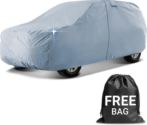 Vista 10 de iCarCover Compatible con: [Kia Rio Hatchback] 2017-2022 Premium Full Car Cover impermeable resistente a todo tipo de clima, personalizada