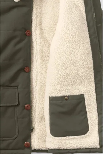 Vista 5 de Lands' End Abrigo de granero con forro polar Sherpa para hombre
