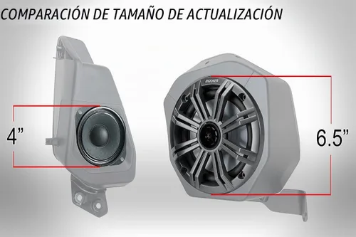 Vista 3 de SSV Works 2021-2026 Ford Bronco 2-Door Rear Speaker Pod Upgrade 6.5" Weatherproof Plug & Play Roll Cage Mount Speaker Pod w/SSV A6 120w Speakers