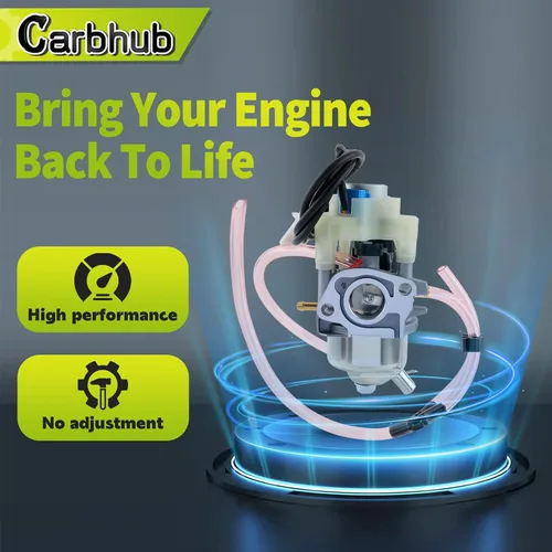 Vista 4 de Carbhub Carburador 16100-ZL0-D66 para Honda EU3000i Generador Carb con juntas Reemplazar 16221-ZH8-801, el carburador reemplaza 16100-Z0V-D12