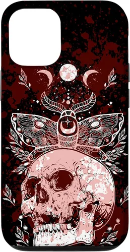 Vista 28 de Death Moth Gothic Dark Witch Occult Wiccan Goth Moon Pattern Case for iPhone 16