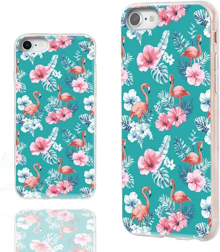 Vista 27 de Funda protectora delgada de goma TPU suave para iPhone SE 2022/2020/8/7/6S/6, funda protectora de goma TPU suave, lindo perro corgi de dibujos Un