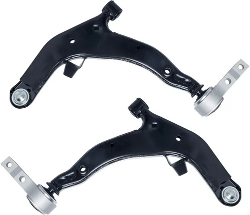 Vista 4 de TUCAREST 2 piezas K620558 K620559 izquierda derecha delantera inferior brazo de control y rótula conjunto compatible con 2003 04 05 06 2007 Ni-ssan