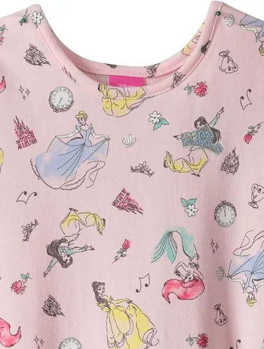 Vista 5 de Disney Princess Frozen Ariel Cinderella Aurora Belle Christmas Girls Dress Toddler to Little Kid