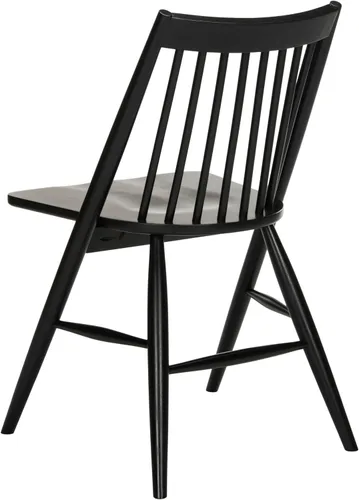 Vista 5 de Safavieh Home Collection Wren - Silla de comedor con eje de 19 pulgadas (2 unidades), color negro