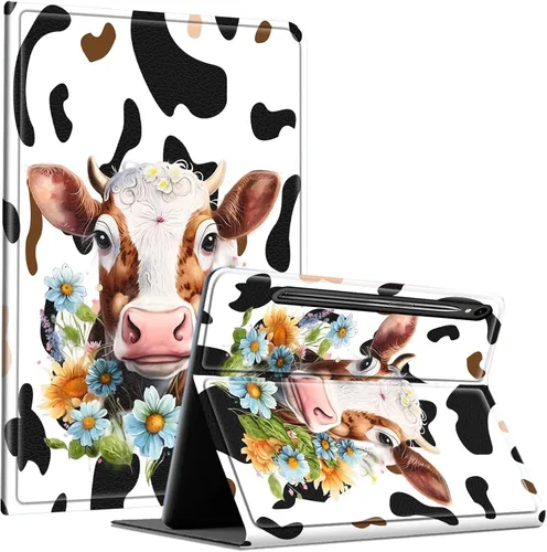 Vista 125 de Slim Case for Samsung Galaxy Tab S10 Lite / S10 FE / S9 FE 10.9" & Galaxy Tab S9 11", Multi-Angle Stand PU Leather Smart Folio Cover with Soft TPU