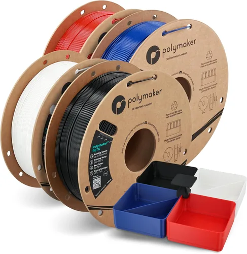 Vista 38 de Polymaker PETG Filament 1.75mm, 1KG, Army Brown PETG 3D Printer Filament, High-Speed Up to 500mm/s, Neatly Wound, Smooth Feeding, Reduced Stringing