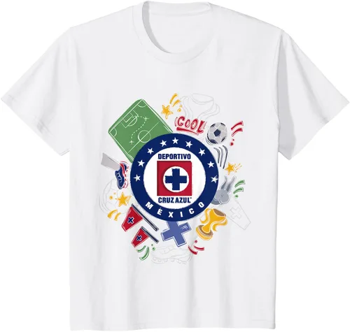 Vista 3 de Cruz Azul - Consigue una gran puntuación con nuestra camiseta exclusiva de la colección, Blanco