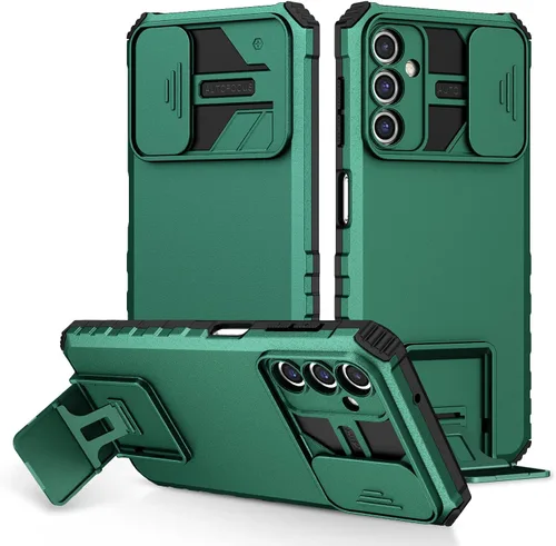 Vista 26 de Funda compatible con Samsung Galaxy M13 5G/A04 Dimensional Soporte Ventana Corredera Teléfono Móvil Funda Protectora a Prueba de Golpes para Samsung