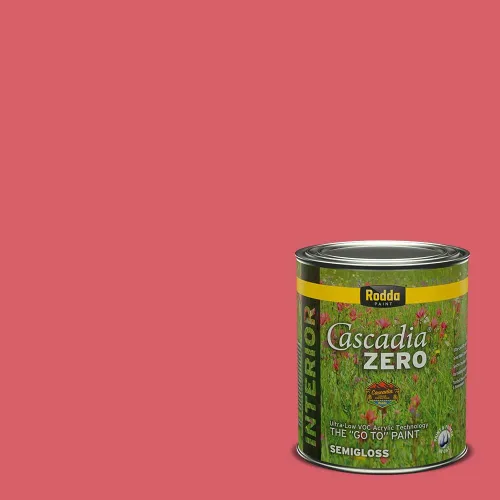Vista 107 de Rodda Paint CASCADIA ZERO - Pintura satinada e imprimación para interiores en uno, cuarto de galón, albaricoque primavera