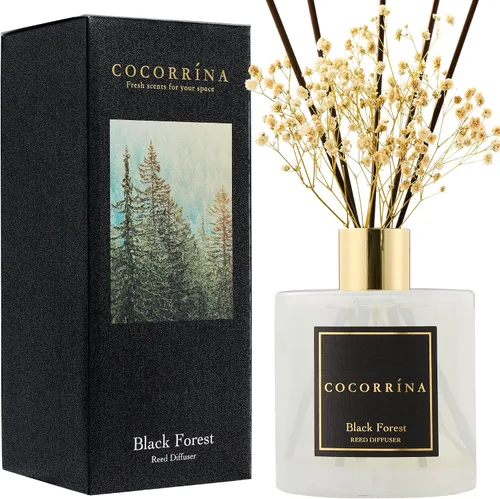 Vista 24 de Difusor de Varillas Cocorrína - Difusor Aromatizante con Aroma de Arroyo de Bambú con 8 Varillas, Difusor de Fragancia para Hogar, Decoración