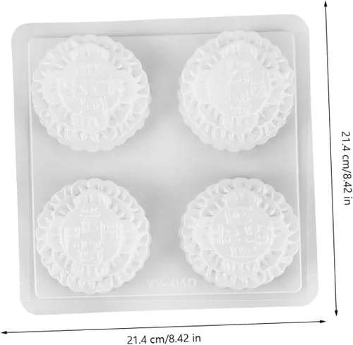 Vista 2 de COHEALI Molde de galletas de bricolaje molde de cocina para pastel de luna de cocina, molde de pastel de luna de bricolaje, molde de chocolate