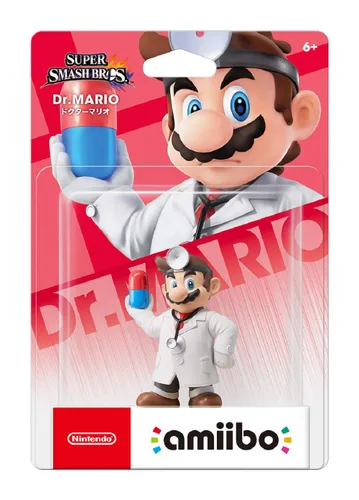 Vista 2 de Dr Mario amiibo - Japan Import Super Smash Bros Series