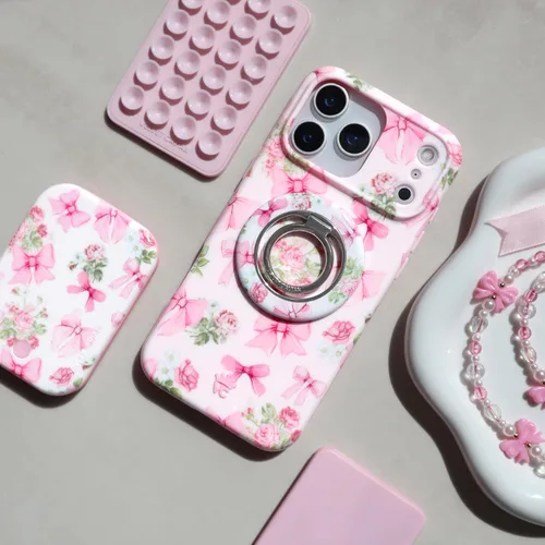 Vista 30 de VELVET CAVIAR Funda para iPhone 15, compatible con MagSafe, probada contra caídas de 10 pies, fundas protectoras de diseño, leopardo color rosa