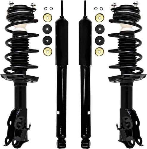 Vista 66 de Detroit Axle - Kit de amortiguadores de 4 puntales para Ford Escape 14-19, 2 puntales delanteros con resorte helicoidal 2 amortiguadores traseros