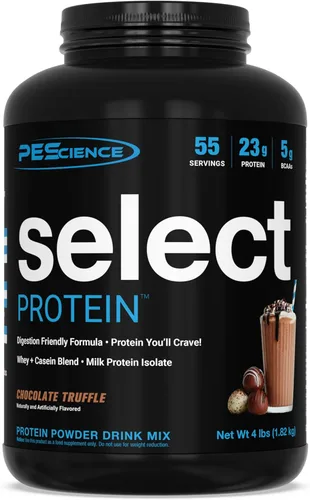 Vista 17 de PEScience Select Protein Powder, mezcla de suero y caseína, proteína limpia en polvo para mujeres y hombres, baja en calorías, baja