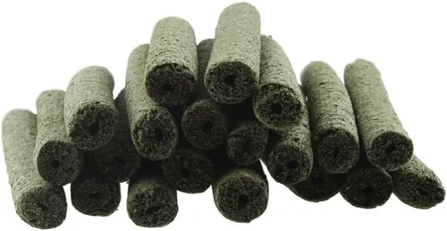 Vista 4 de emours Natural Timothy Grass Chew Stick Pet Snack para conejos, chinchillas, cobayas, 20 palitos