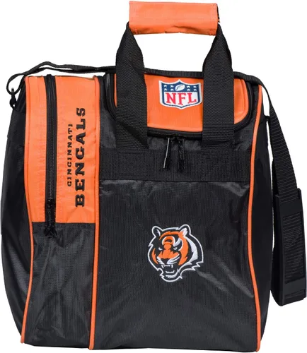 Vista 16 de KR Strikeforce Officially Licensed NFL Single Bowling Ball Tote Bag with Shoe Compartment
